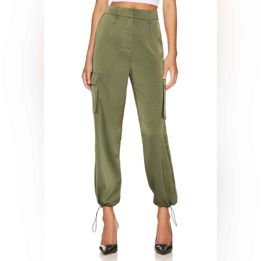 NOWT superdown Seleste Drawstring Jogger Pant in Sage